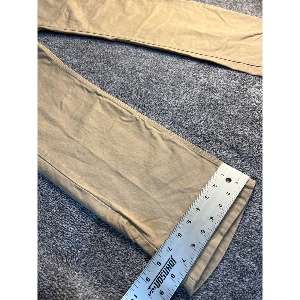 Levis 514 Straight Fit Khaki Pants Mens 36x32 Tan Cotton Stretch Chino Trousers